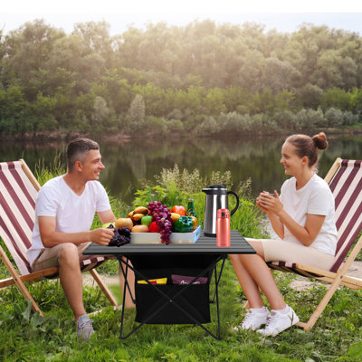 Sebastia Rectangular Aluminum Outdoor Folding Table