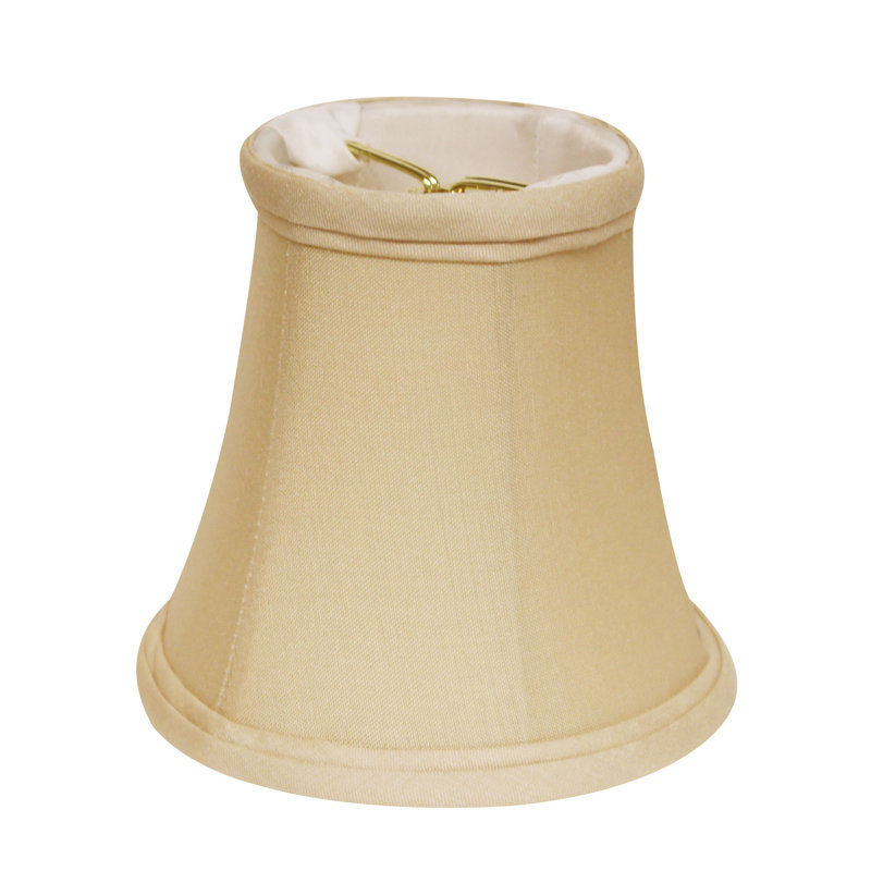 Ensemble de 6 abat-jours en soie Inherent, Naturel, H 4 po x l 5 po x P 5 po