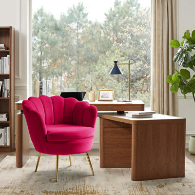 Hendrix Velvet Accent Chair