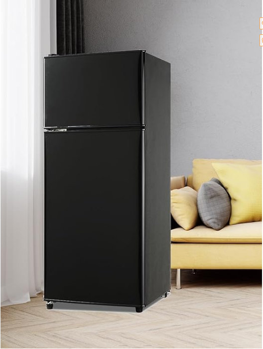 3,8 pieds cubes Réfrigérateur compact à pi, Black