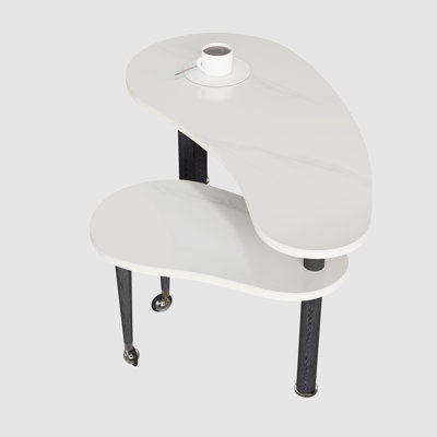 Table basse rotative, table basse rotative à 360 degrés pour le salon, la chambre à coucher