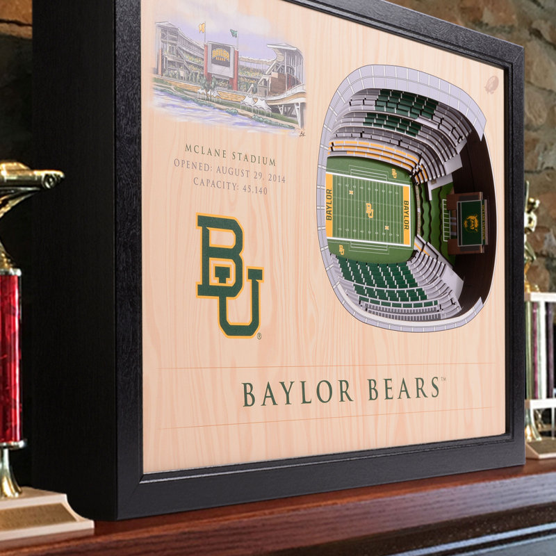 Traditional Entertainment Wall Decor, Baylor Bears