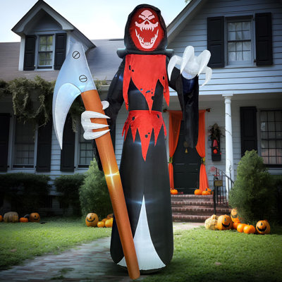 12ft Tall Halloween Inflatable Grim Reaper