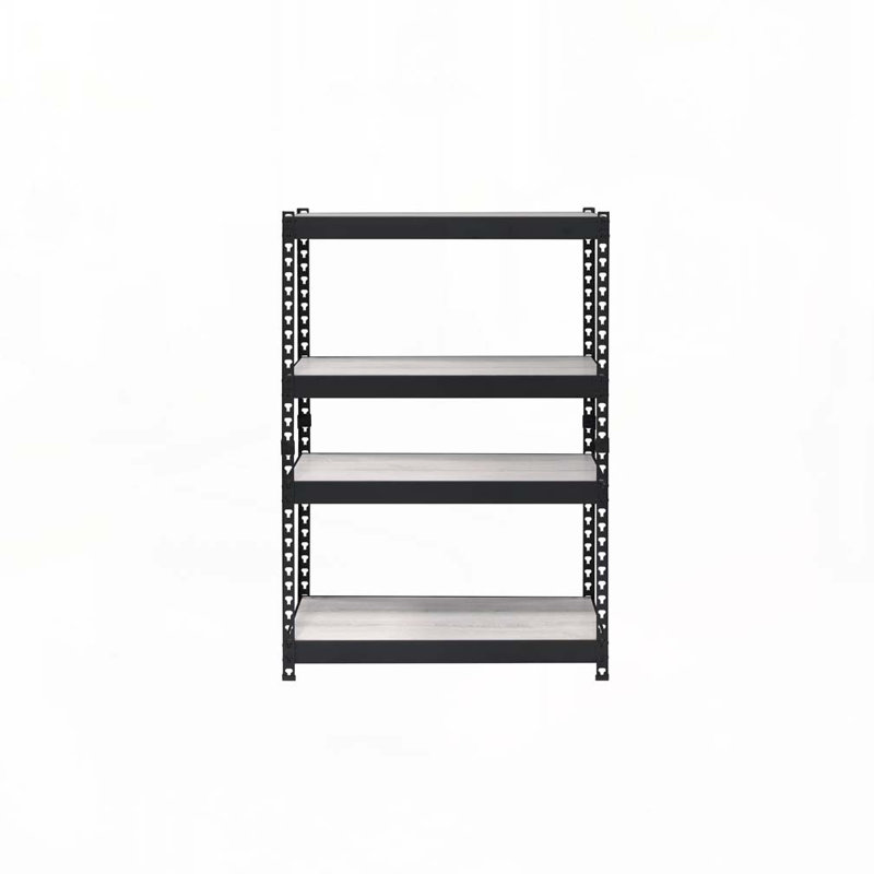 Decmus Natural & Black Finish Bookshelf