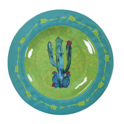 Cactus Melamine Plastic Salad Plate