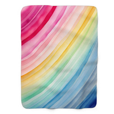 Rainbow Washes - 1 Piece Premium Blanket