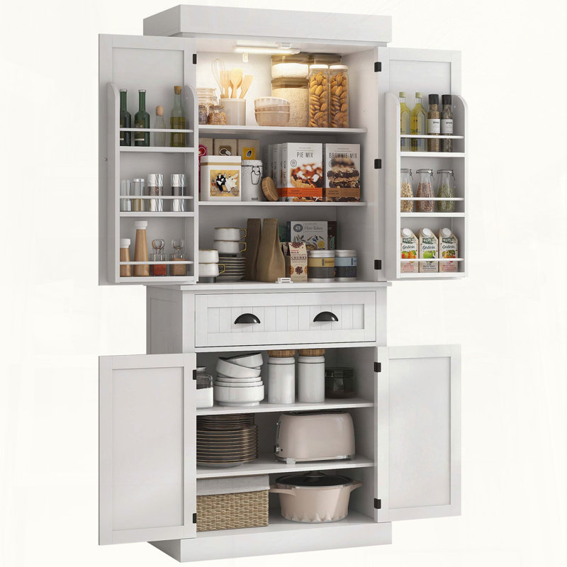 Armoire de cuisine avec détecteur de mouvement à DEL