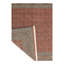 Robun Oriental Area Rug in Rust