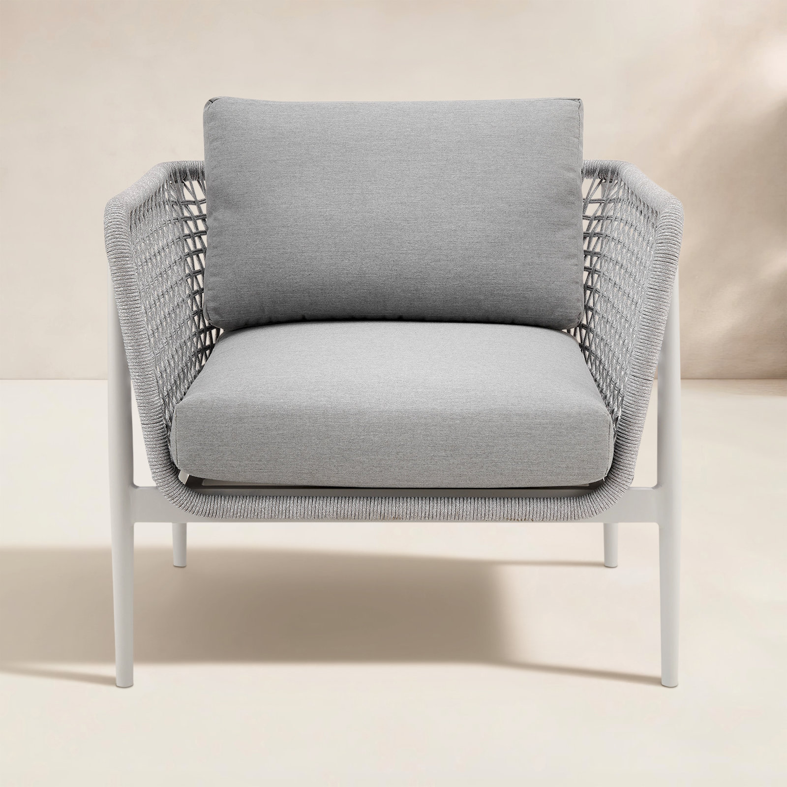 Caraker Metal Outdoor Lounge Chair