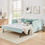 Divan-lit double convertible 3 en 1 avec couchette coulissante et poches de rangement latérales Gingham-1684332768-1684332774