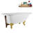 62" Streamline Clawfoot Tub,Tray,Drain, Clawfeet-101628985-102218229