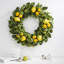 Couronne 19 po en polyester artificiel citron