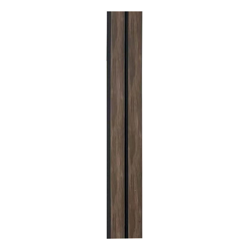 Panneaux muraux gris en vinyle 4,8 "x 94,5", décoration murale, Brun foncé
