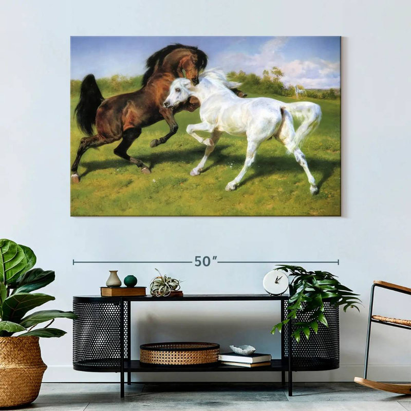 Brampt The Duel 1895, 34" H x 51" W