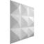 Couvre-panneau mural décoratif H 11 11/8 po x l 11 7/8 po Benson Endurawall Pi. (10 / PC)