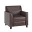 Chaise Adrey LeatherSoft avec structure aux coutures épurées-980595466