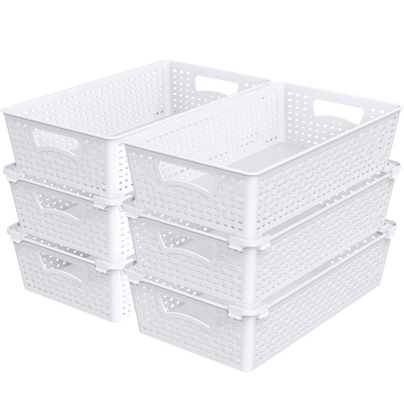 Organisateur de garde-manger empilable en plastique