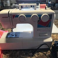 150816 Janome MOD-19 Easy-to-Use Sewing Machine with 19 Stitches, Automatic  Needle Threader and 5-Piece Feed Dogs