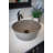 Eden Bath 15.75'' Gray Stone Circular Bathroom Sink