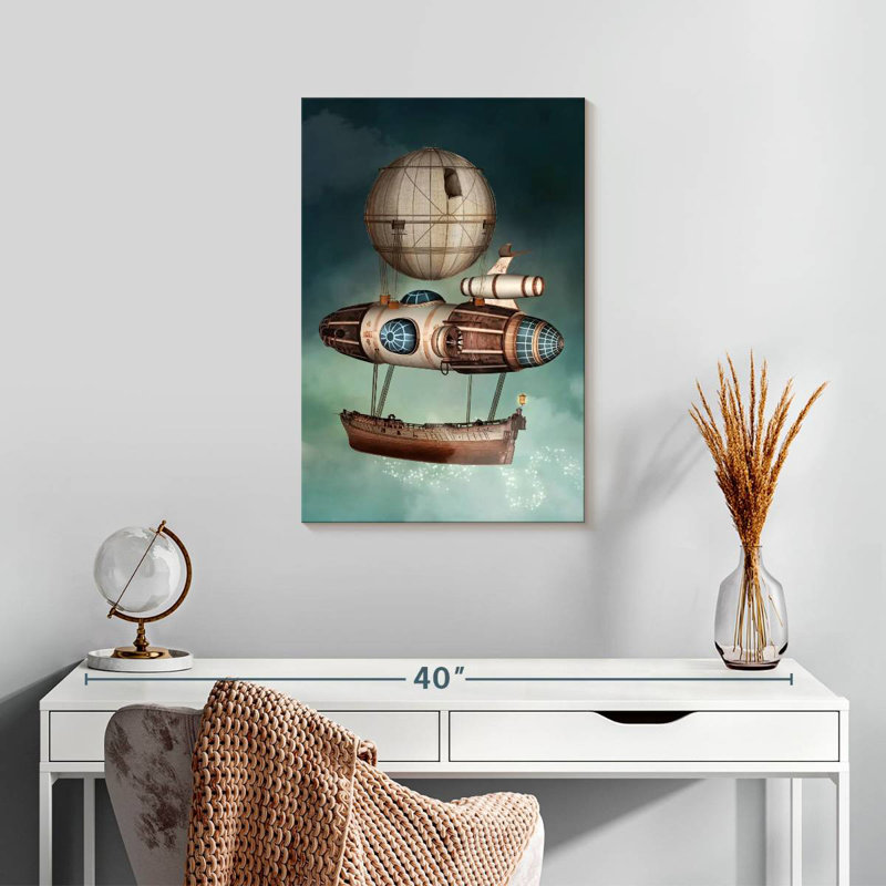Mehar Steampunk Airship, 24" H x 16" W