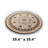 Washable Round Area Rug With Non-Slip Underside
