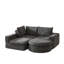 Canapé modulaire incurvé 99 po Chenille Cloud-1511023498