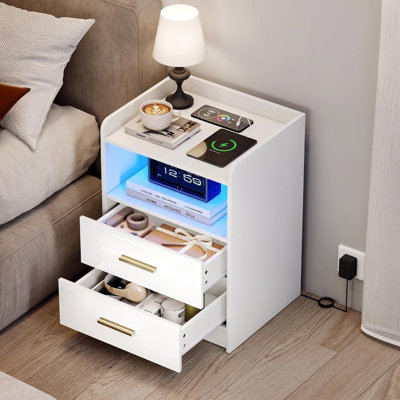 42.2 cm W Bedside Table