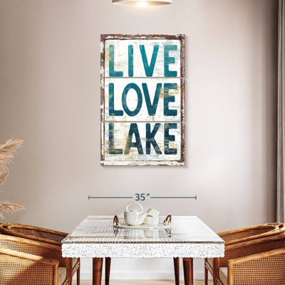 Tergel Live Love Lake, typographie