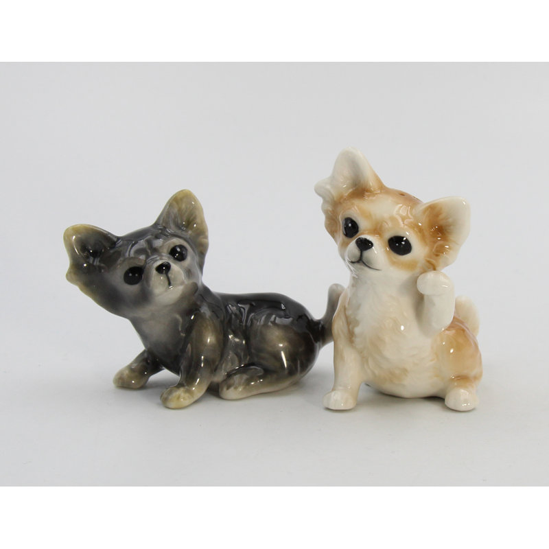 Cosmos Gifts Chihuahua Salt and Pepper Shaker Set