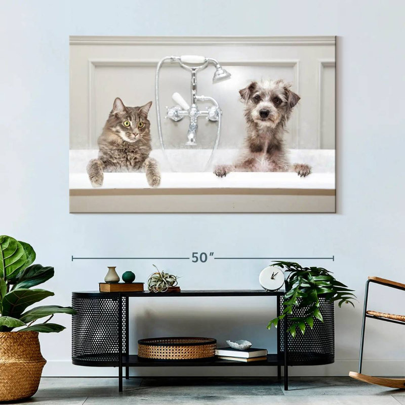Bain de luxe pour animaux, H 34 po x l 51 po