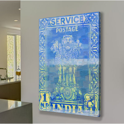 « inde affranchissement », reproduction de photo sur toile tendue