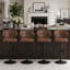 Ensemble de 4 tabourets de bar pivotants réglables en hauteur Classic-130042098-130042099