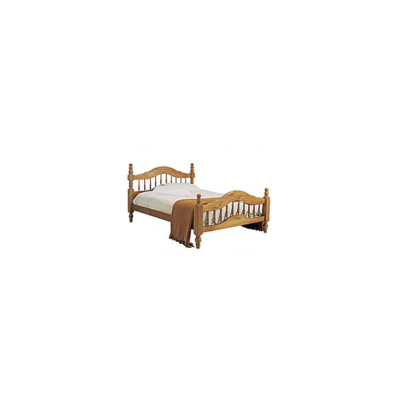 Solid Wood Bed, Single (3'), Pine