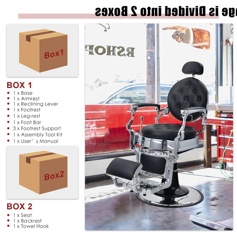 Fauteuil de massage en faux cuir, Noir