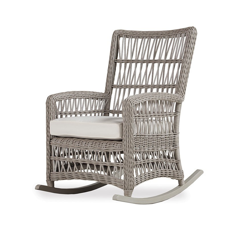 Mackinac Outdoor Rocker Chair, Azulu Twine