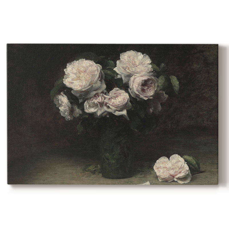 " Vintage Botanical-CVII ", 33" H x 49" W x 1.5" D, Wrapped Canvas