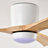 52" Flush Mount Solid Wood Blades Ceiling Fan With Lights Remote Control,Quiet Dc Motor, 6 Speed ,Reversible Ceiling Fan For Patio Living Room, Bedroom, Office,Indoor.-1438684126-1438684124