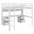 Loft Bed With Desk,Cabinets,Drawers And Bedside Tray,Charging Station-235651846