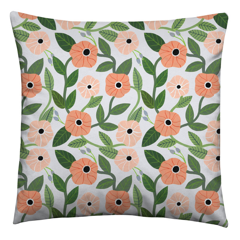 Adelina Floral Square Cushion