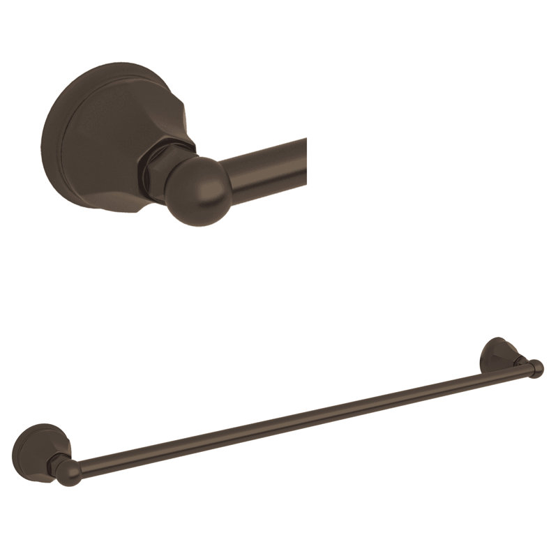 Palladian® 30" Towel Bar, Tuscan Brass, 2.75" H x 20.75" L x 3.09" D