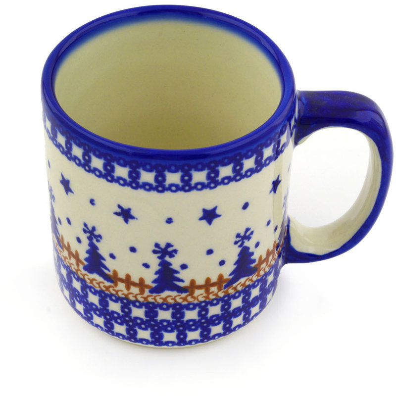 Winter Snow Stoneware Coffee Mug