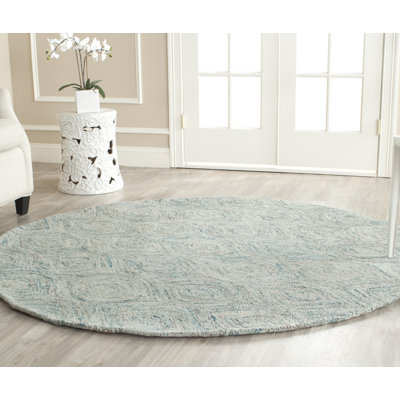 Kline Ikat Hand Tufted Wool Ikat Rug