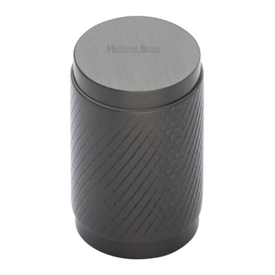 Heritage Brass Signac Heritage Cabinet Knob Cylindric Knurled Design 21mm