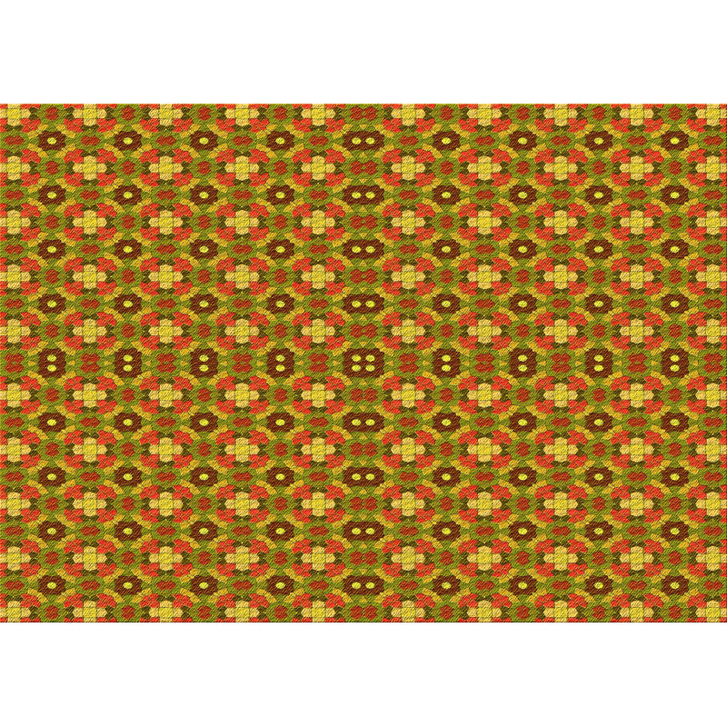 Floral Indoor Rug, Rectangle 5' x 8'