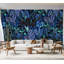Adhésif mural botanique pelez et collez Odion - Jardin bleu nuit-106363194