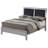 Contemporary Silver Champagne Full Bed