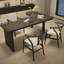 62.99" Black Rectangular Solid Wood desk-108954309-108954307