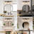 22.5" Large Bathroom Vanity Light Fixture - 3-Light Black And Gold Wall Sconce With Clear Glass Shade For Farmhouse, Modern, And Traditional Spaces-1908659650-1908659663-1908659661