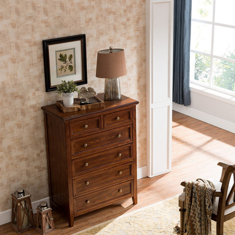 Simple Retro Style Oak Porch Cabinet