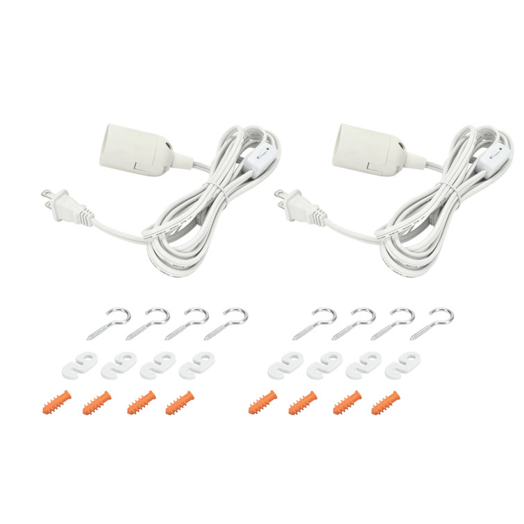 1 Light Plug-in Hanging Socket Pendant Tap Connector